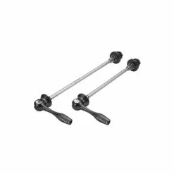 ACOR, Schnellspanner Rennrad, VR+HR, Cro-Mo, 60g, Schwarz