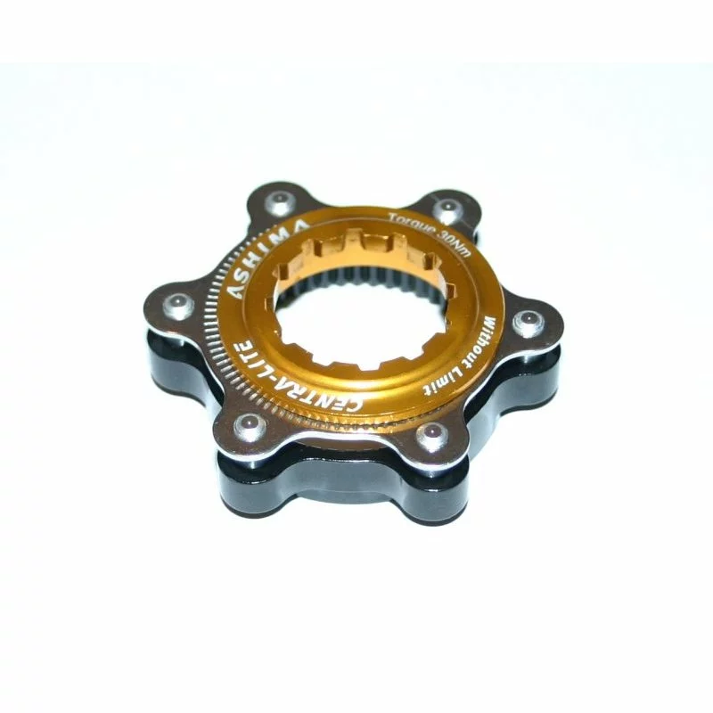 Ashima, Adapter Disc, AC02, Centerlock - 6 Loch, Incl. Verschlussring, GOLD, Alu, 23g 3 Ashima, Adapter Disc, AC02, Centerlock - 6 Loch, Incl. Verschlussring, GOLD, Alu, 23g