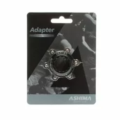 Ashima, Adapter Disc, AC02, Centerlock - 6 Loch, Incl. Verschlussring, Schwarz, Alu, 23g