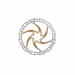 Ashima, Bremsscheibe, ARO-08, Ultralight DISC Gold, 70g, 140mm, Stern Gold