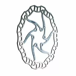 Ashima, Bremsscheibe, ARO-08, Ultralight DISC White, 136g, 203mm, Stern Weiss