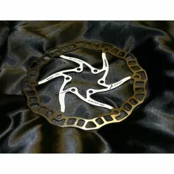 Ashima, Bremsscheibe, Ultralight DISC White, 85g, 160mm, Stern Weiss