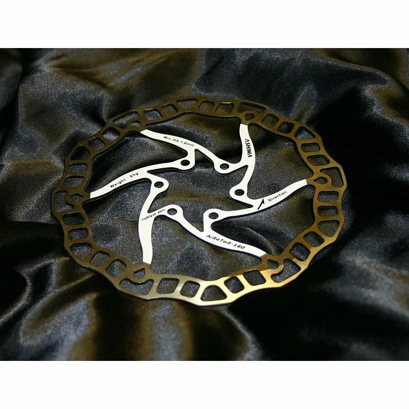 Ashima, Bremsscheibe, Ultralight DISC White, 85g, 160mm, Stern Weiss 3 Ashima, Bremsscheibe, Ultralight DISC White, 85g, 160mm, Stern Weiss