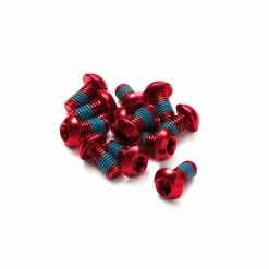 Ashima, Schrauben Für Bremsscheibe 6-loch, 12x Schraube M5x10, T25, ROT