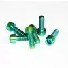 BBP, Titanschraube, TI6AL4V, M6x15, 2,9g, Grün -Fahrräder Aufbau Geschäft bbp titanschraube ti6al4v m6x15 29g gruen