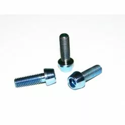 BBP, Titanschraube, TI6AL4V, M6x18, 3,1g, Blau