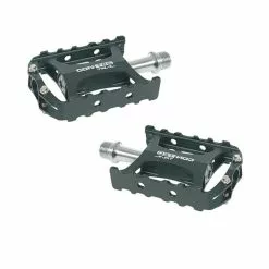Contec, Pedale, MTB Trail, Alukäfig, Cro-Mo Achse, Gedichtete Industrielager, Schwarz, Paar 238g