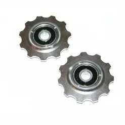 Contec, Schaltrollen, Satz, Spannrolle Und Leitrolle, Aluminium, Gedichtete Industrielager, 11Z, Universall Für 9/10-fach