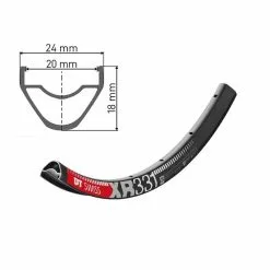 Dt-swiss DT Swiss, Felge, XR 331, 27,5 Zoll, 20x584, 32L (1249)