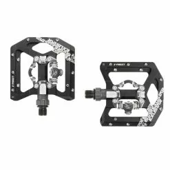 EXUSTAR, Pedale, MTB, E-PM827, Schwarz, DUO-Pedal, Klickpedal