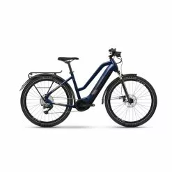Haibike, Trekking 7 Damen, Yamaha I630Wh, Blau, 48cm, M