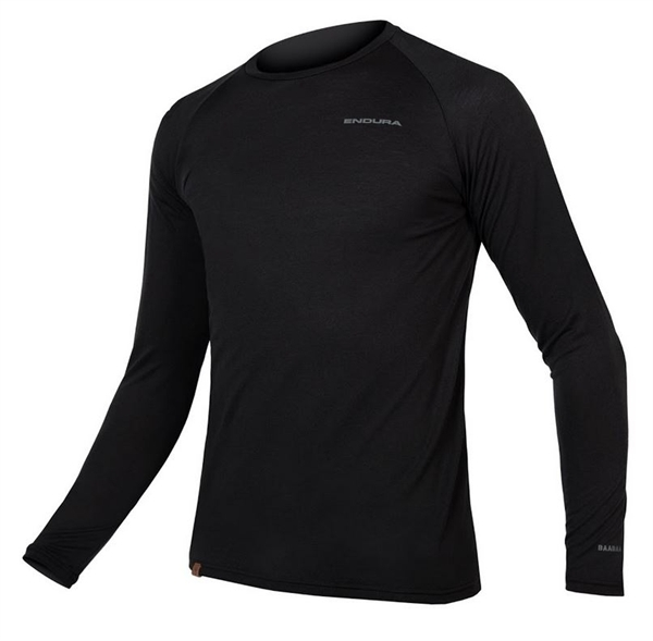 Endura BaaBaa Blend L/S Base Layer Schwarz 3 Endura BaaBaa Blend L/S Base Layer Schwarz