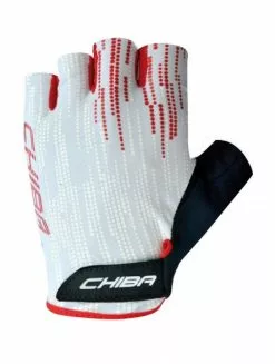 Chiba Road Plus Handschuhe Weiß / Rot %