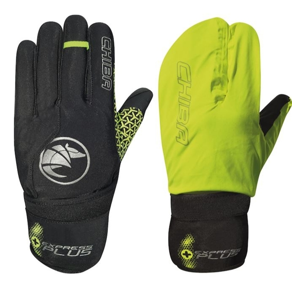 Chiba Winterhandschuh Express+ Schwarz-neon 3 Chiba Winterhandschuh Express+ Schwarz-neon