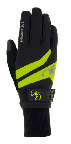 Roeckl Rocca GTX® Waterproof Handschuhe Schwarz/gelb