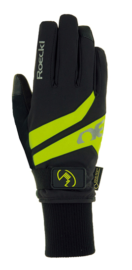 Roeckl Rocca GTX® Waterproof Handschuhe Schwarz/gelb 3 Roeckl Rocca GTX® Waterproof Handschuhe Schwarz/gelb