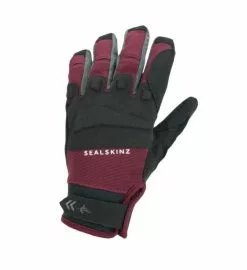 SealSkinz Handschuhe All Weather MTB Schwarz/rot
