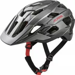 Alpina Anzana Helm Darksilver-black-red