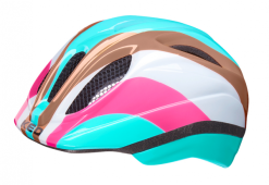 KED Meggy II Trend Kinderhelm Rainbow Retro Blue