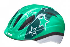 KED Meggy II Kinderhelm Green Stars