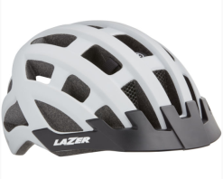 LAZER Compact DLX Helm Freizeit/Trekking Matte White Unisize 54-61 Cm