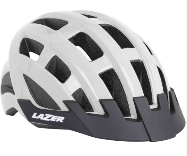 LAZER Compact Helm Freizeit/Trekking White Unisize 54-61 Cm 3 LAZER Compact Helm Freizeit/Trekking White Unisize 54-61 Cm