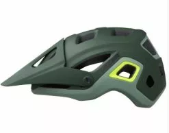 LAZER Impala Helm MTB/Downhill Matte Dark Green Flash Yellow (S) 52-56 Cm