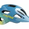 LAZER Gekko+ Helm Kids & Junior Blue Yellow Unisize 50-56 Cm