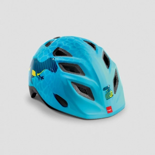 Met Elfo Blue Dinosaurs Kinderhelm Unisize 46-53cm 3 Met Elfo Blue Dinosaurs Kinderhelm Unisize 46-53cm