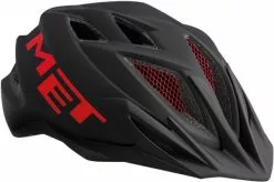Met Crackerjack Jugendhelm Black/red - Unisize