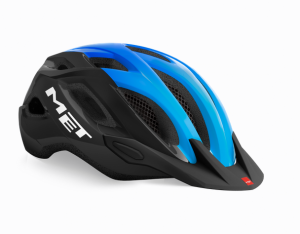 Met Crossover MTB Helm Black Cyan Glossy 3 Met Crossover MTB Helm Black Cyan Glossy