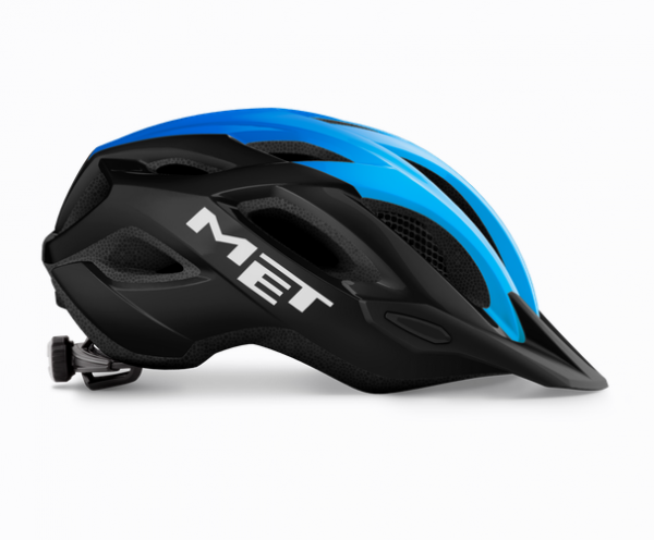 Met Crossover MTB Helm Black Cyan Glossy 4 Met Crossover MTB Helm Black Cyan Glossy – Bild 2