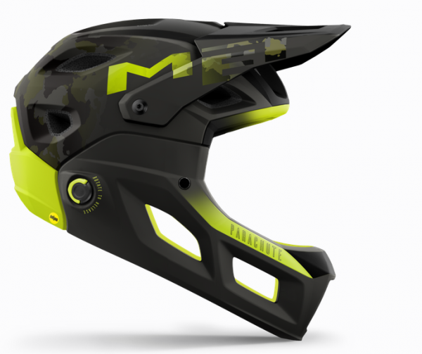 Met Parachute MCR MIPS Helm Camo Lime Green/matt Glossy 4 Met Parachute MCR MIPS Helm Camo Lime Green/matt Glossy – Bild 2