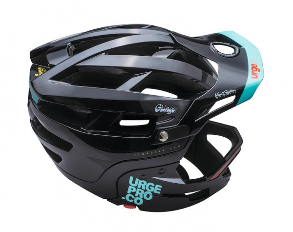 Urge Gringo De La Pampa Full Face Helm Schwarz 4 Urge Gringo De La Pampa Full Face Helm Schwarz – Bild 2