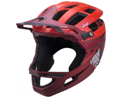 Urge Gringo De La Pampa Full Face Helm Rot -Fahrräder Aufbau Geschäft image HE UG 0010 4 600x600