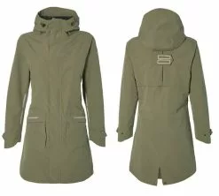 Basil Regenparka Mosse Women Gr. XS Olive-green