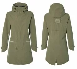 Basil Regenparka Mosse Women Gr. S Olive-green