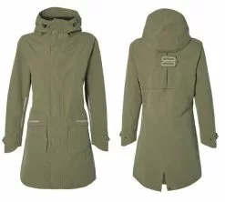 Basil Regenparka Mosse Women Gr. M Olive-green