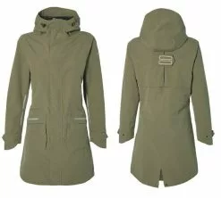 Basil Regenparka Mosse Women Gr. XL Olive-green