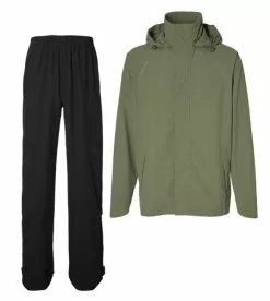Basil Regenanzug Hoga Unisex Gr. L Olive-green