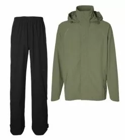 Basil Regenanzug Hoga Unisex Gr. 3XL Olive-green