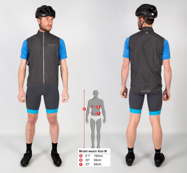 Endura Pakagilet Winddichte Weste Schwarz 5 Endura Pakagilet Winddichte Weste Schwarz – Bild 3