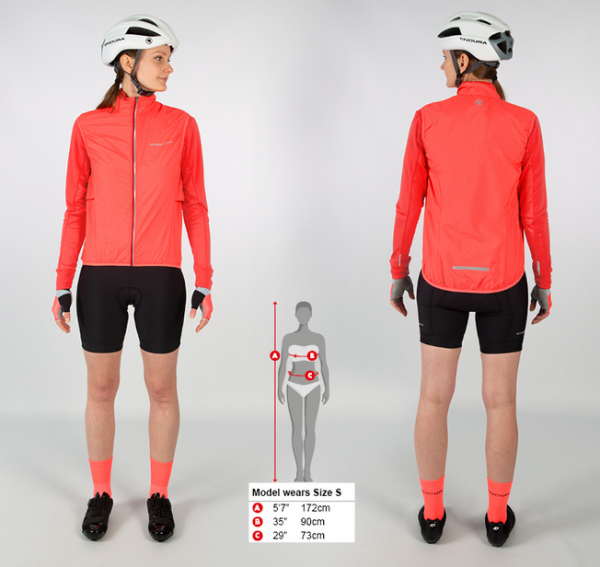 Endura WMS Pakajak Windweste Hi-viz Koralle 8 Endura WMS Pakajak Windweste Hi-viz Koralle – Bild 6