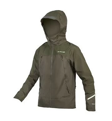 Endura MT500 Wasserdichte Jacke II Bottlegrün 3 Endura MT500 Wasserdichte Jacke II Bottlegrün