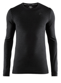 Craft Fuseknit Comfort RN LS Schwarz