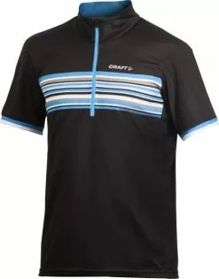 Craft Performance Bike Stripe Jersey Schwarz/blau %