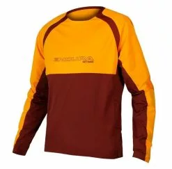 Endura MT500 Burner L/S Jersey Langarmtrikot Mandarine