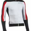 Northwave Sonic Jersey Long Sleeves White/black -Fahrräder Aufbau Geschäft image TK NW 0355 1 600x600