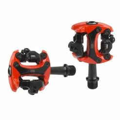 ISSi, Flash II Pedal, His-vis, Klickpedale Rot