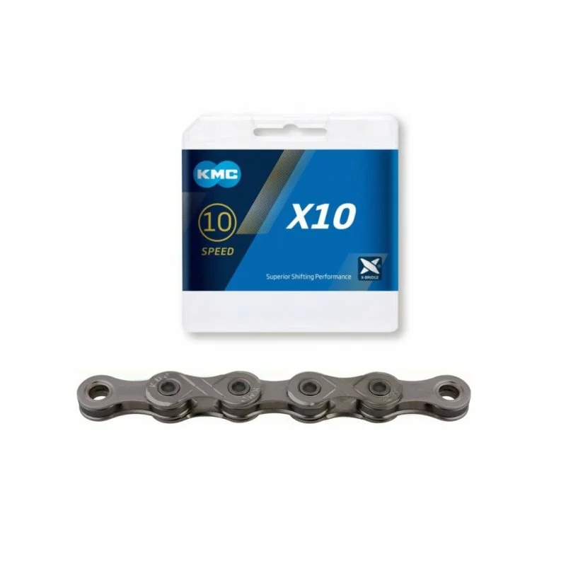 KMC, Kette, X10 Grau, Für 10-fach, 114 Glieder 3 KMC, Kette, X10 Grau, Für 10-fach, 114 Glieder